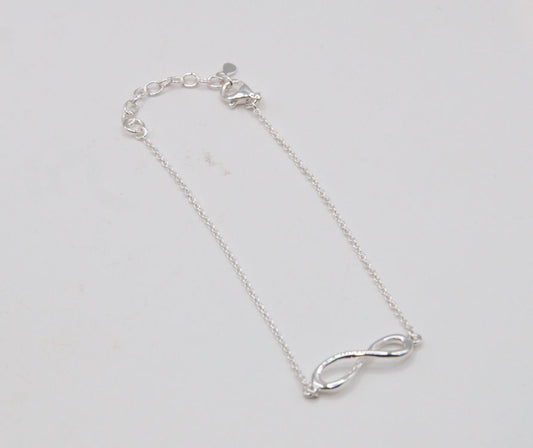 Sterling Silver Infinity Bracelet - 190