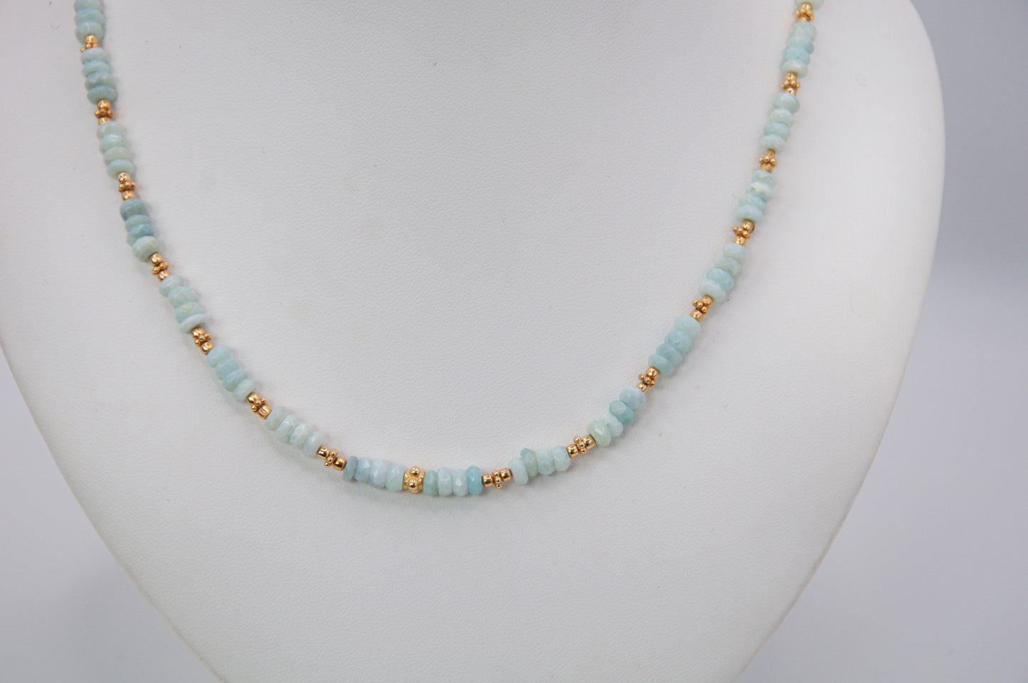 Beaded Opal Necklace - Turquoise - 168
