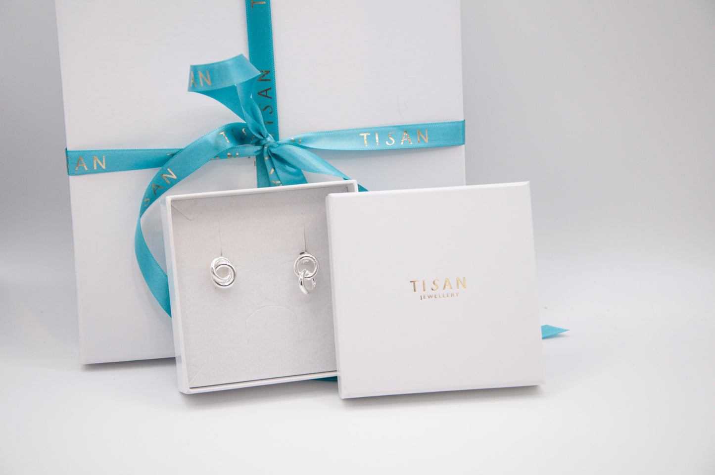 Open Circle Stud Hoops - 033