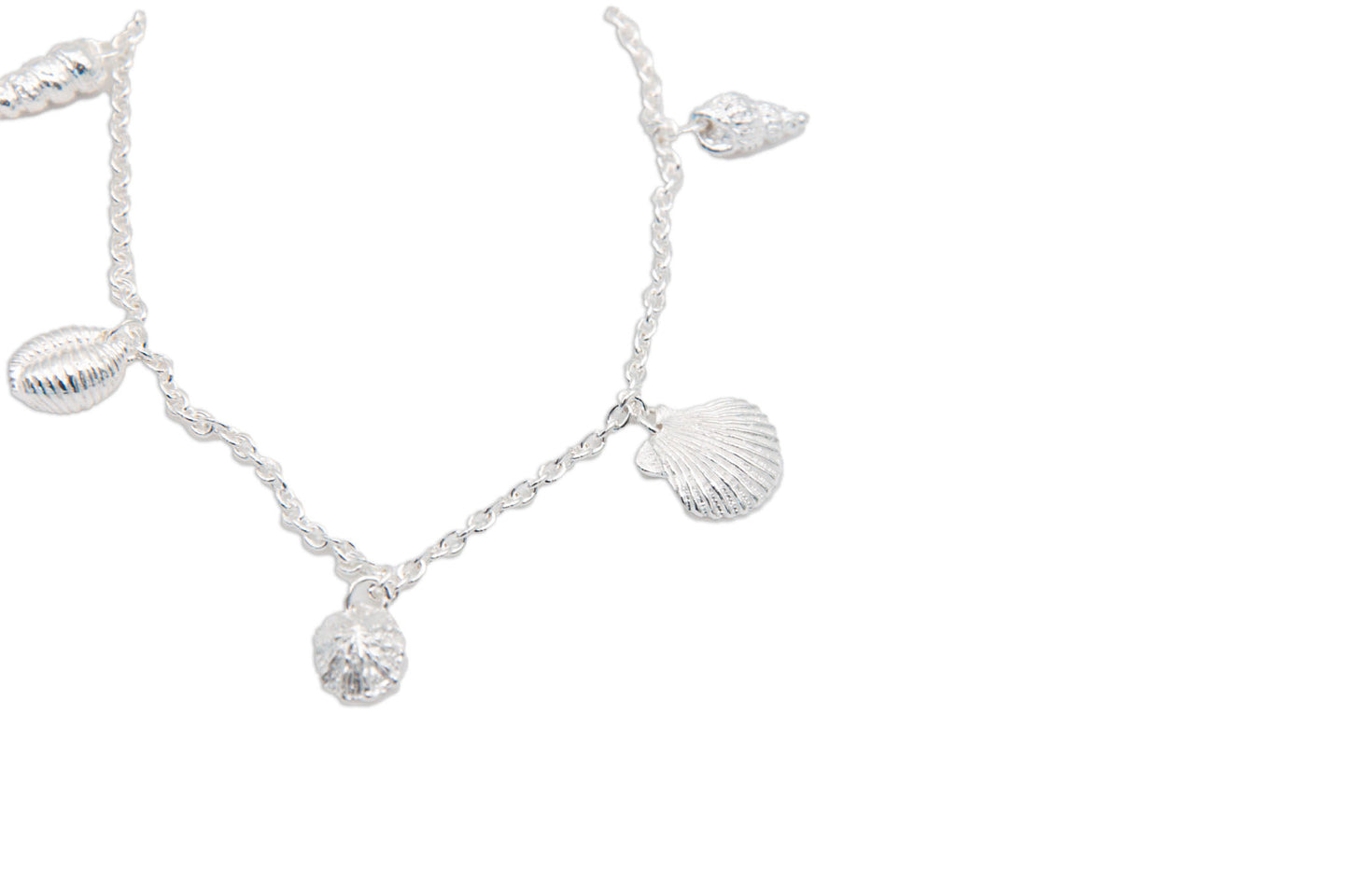 Sterling Silver Shells Bracelet - 140