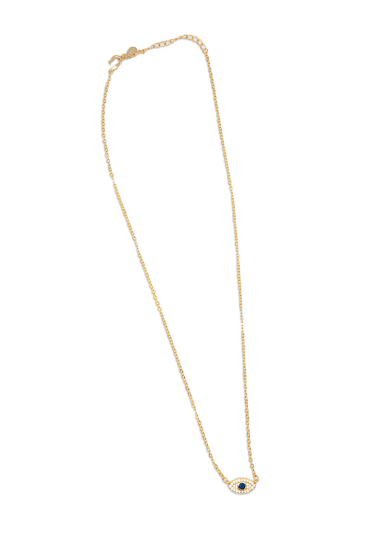 Sterling Silver Devil's Eye Necklace - 169