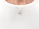 Sterling Silver Dragonfly16"-18" Necklace