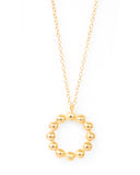 Multi-stone 14ct Gold Vermeil Twelve Stone Necklace