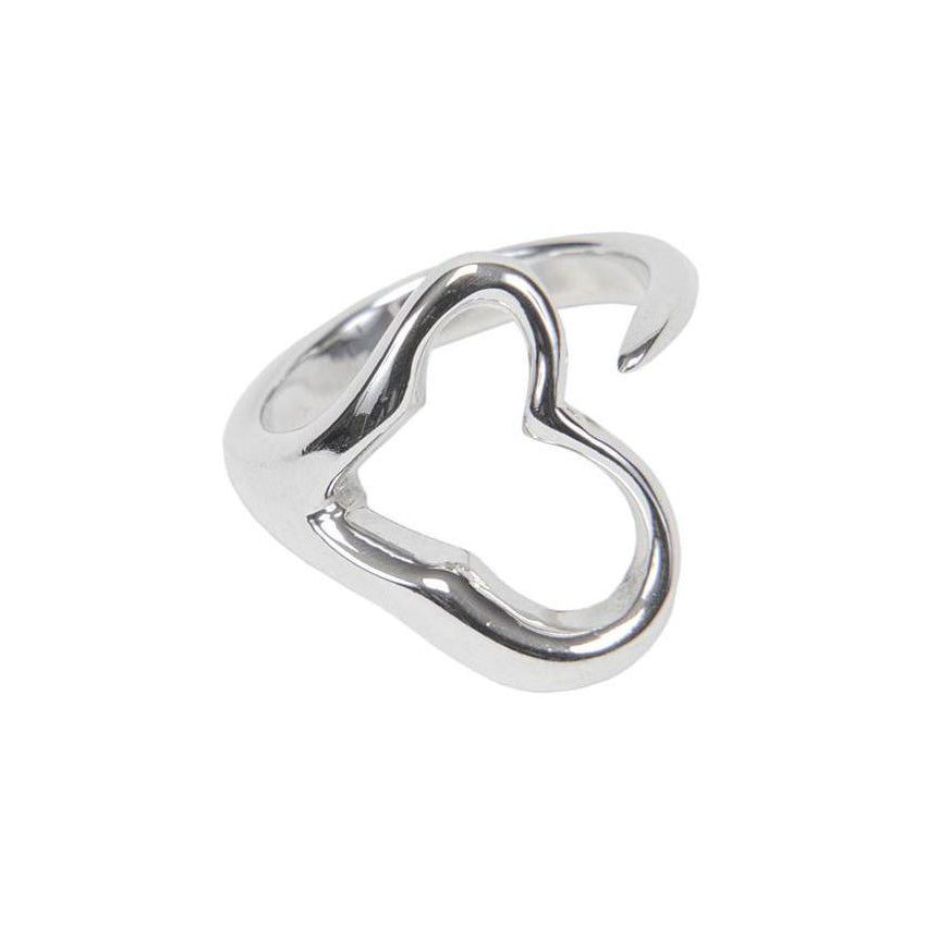 Sterling Silver Heart Ring - 041