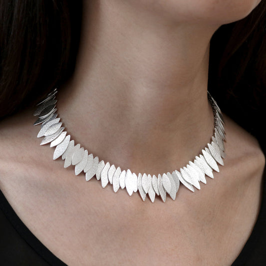 Sterling Silver Icarus Collar - 112