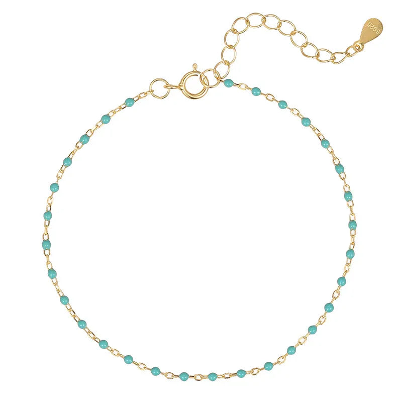 Sterling Silver With Round Bead - Gold - 173/174/175