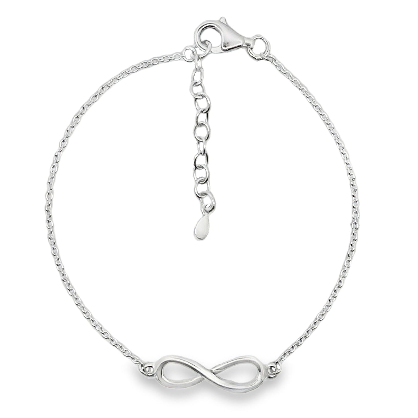 Sterling Silver Infinity Bracelet - 190