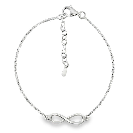 Sterling Silver Infinity Bracelet - 190