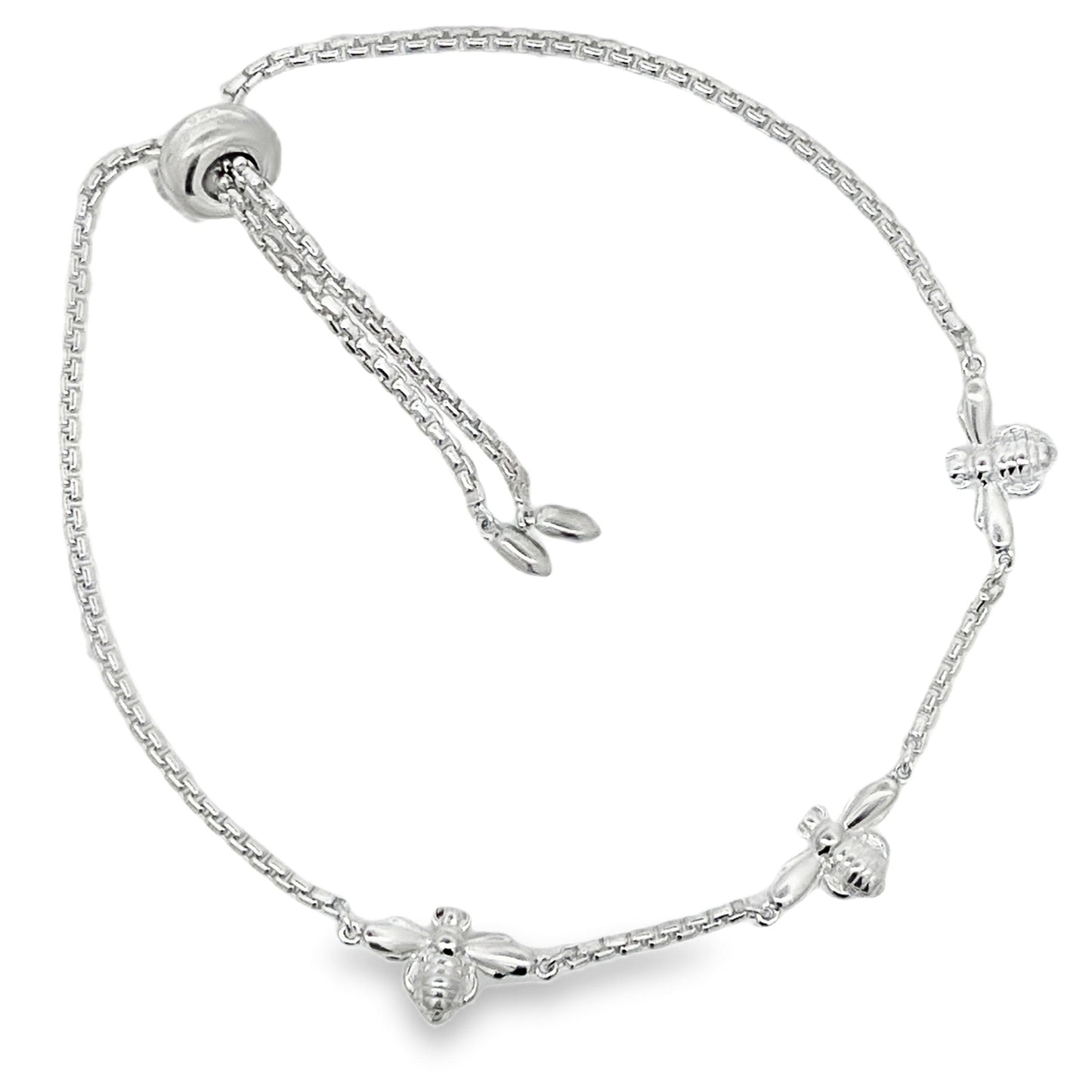 Sterling Silver Bee Bracelet - 197