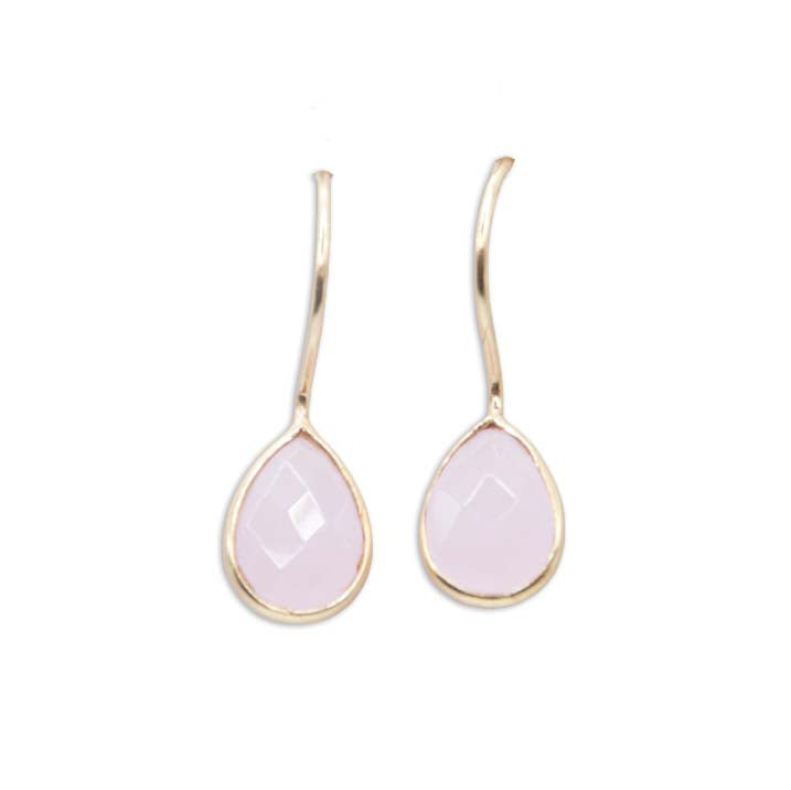 Teardrop Earrings - Rose - 153