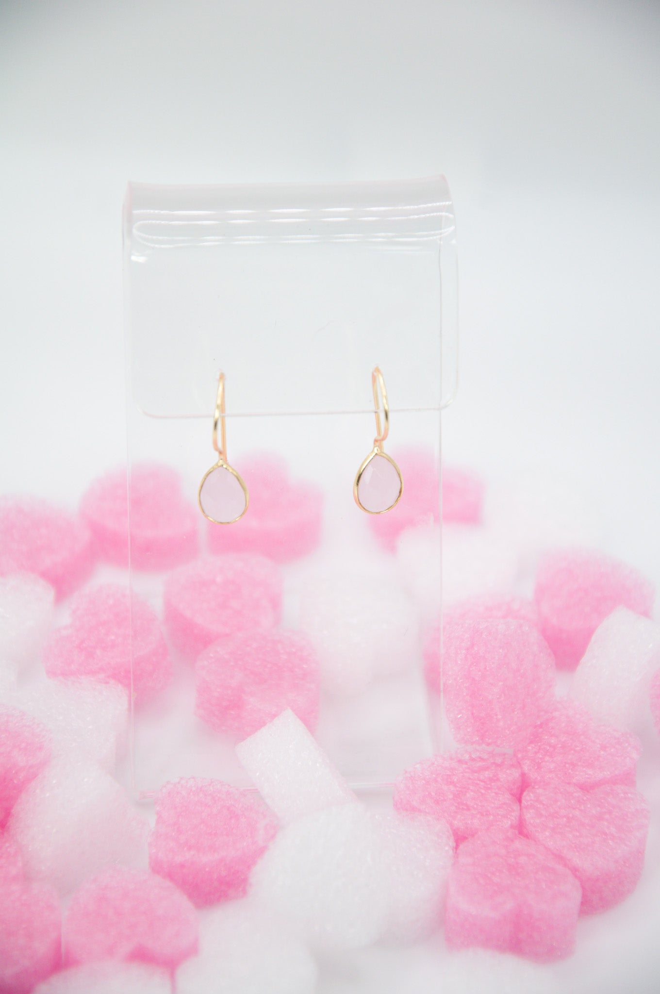 Teardrop Earrings - Rose - 153