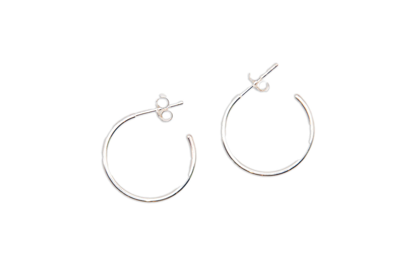 20mm Sterling Silver Hoops - 206