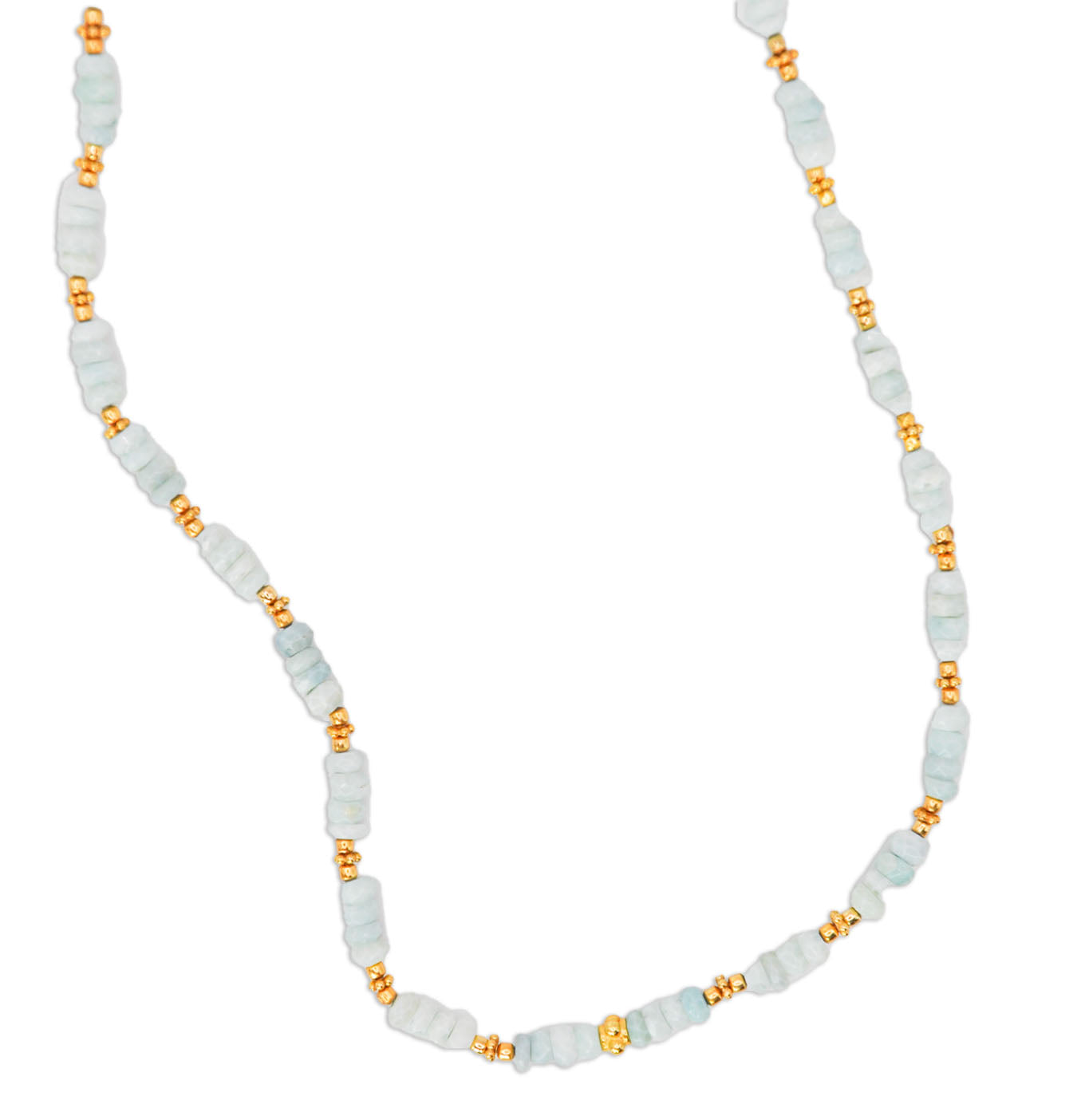 Beaded Opal Necklace - Turquoise - 168
