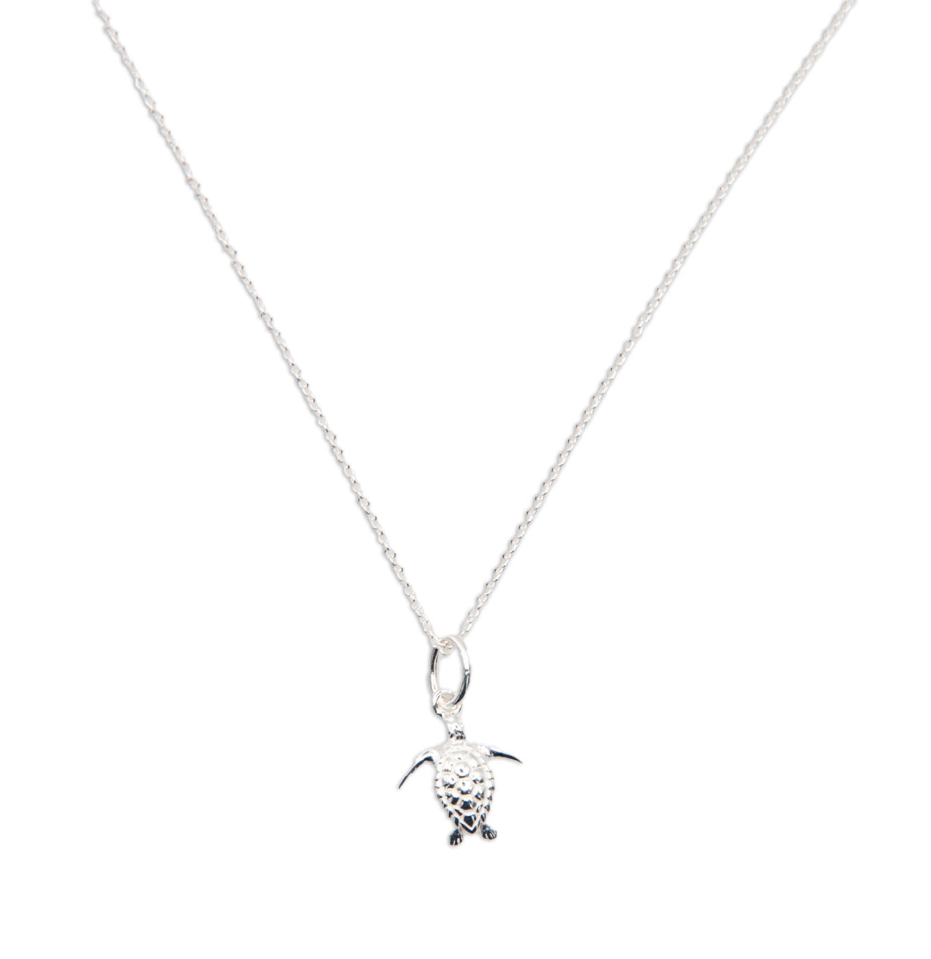 Turtle Sterling Silver Necklace - 136