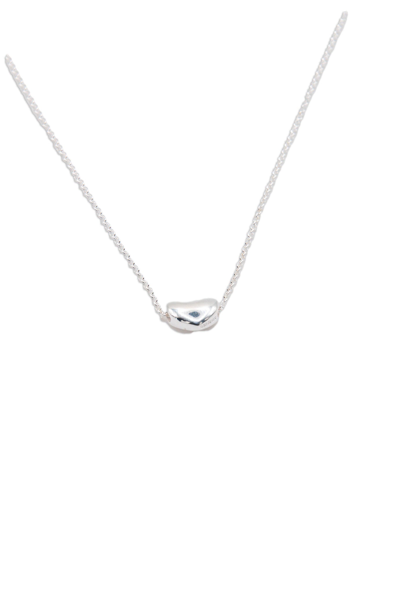 Heart Slider Sterling Silver Necklace - 133