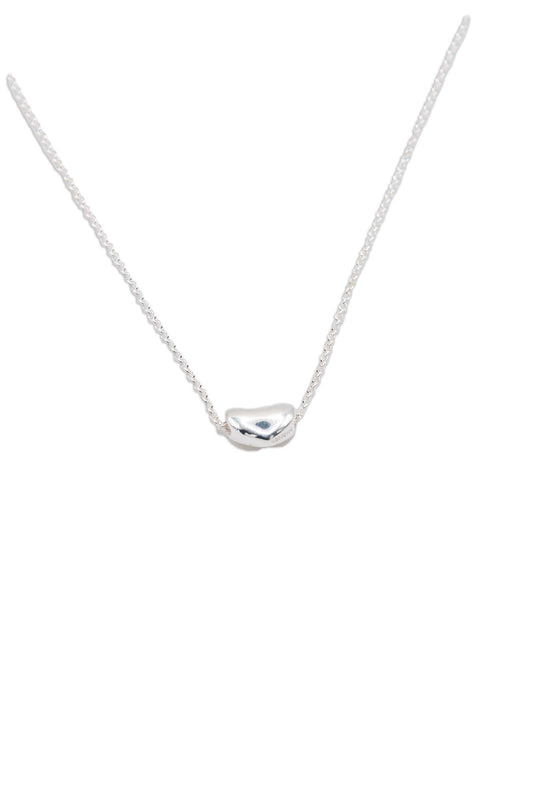 Heart Slider Sterling Silver Necklace - 133