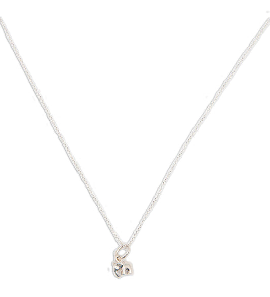 Baby Elephant Sterling Silver Necklace - 135