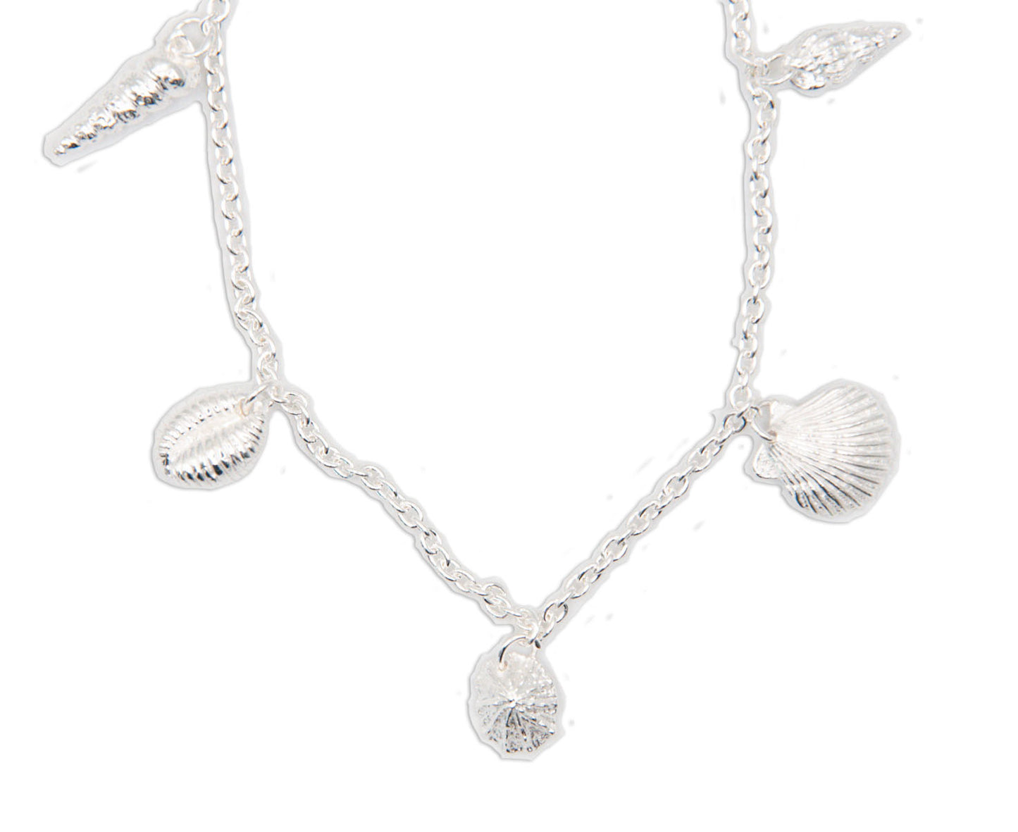 Sterling Silver Shells Bracelet - 140
