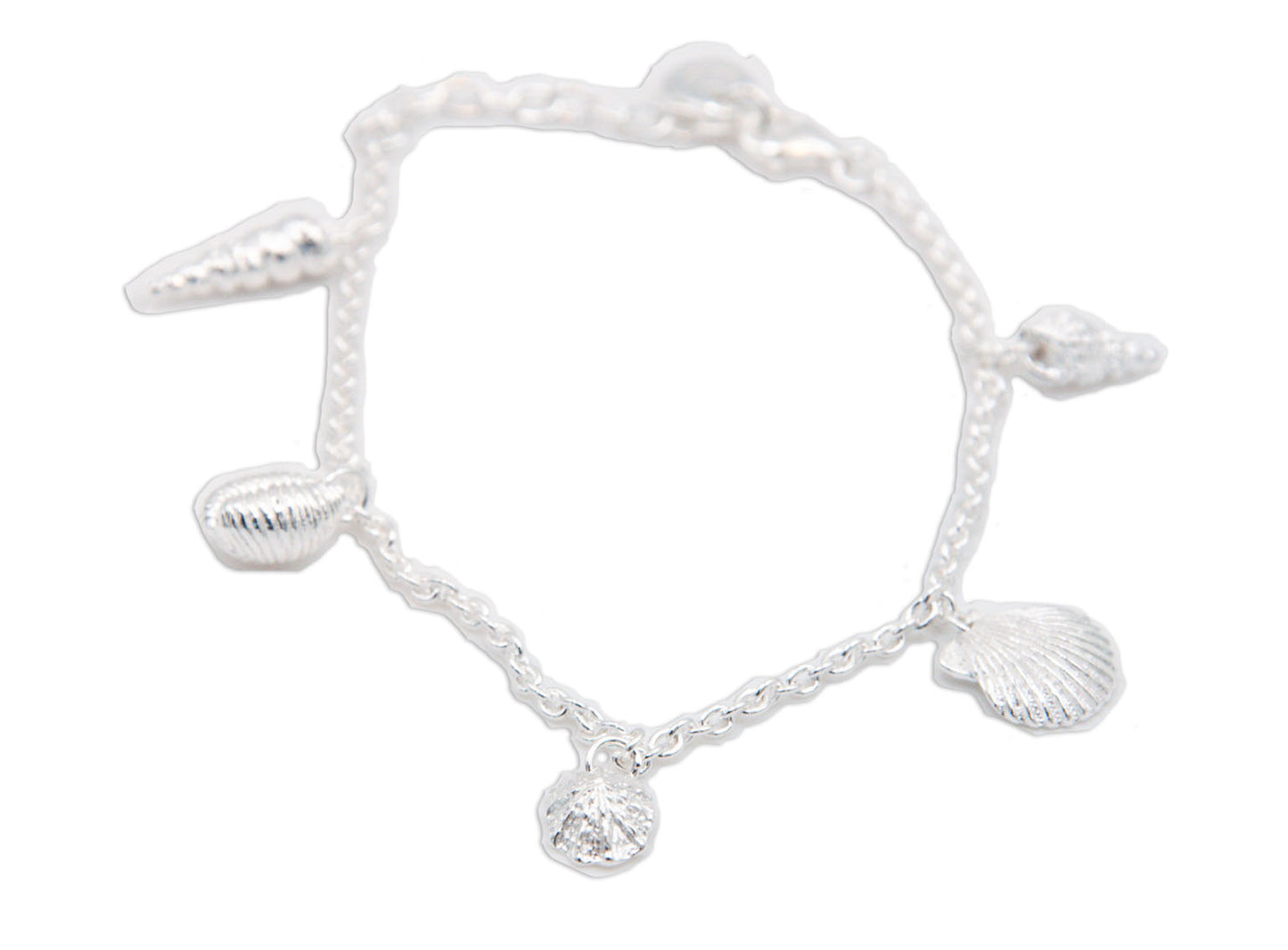 Sterling Silver Shells Bracelet - 140