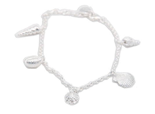 Sterling Silver Shells Bracelet - 140