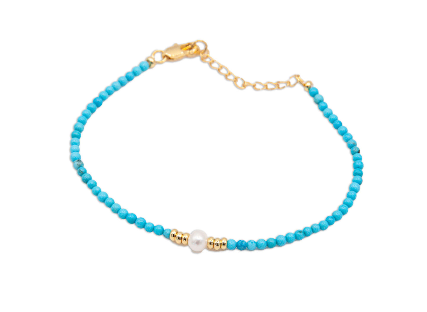 Turquoise Spinel Bracelet - 099