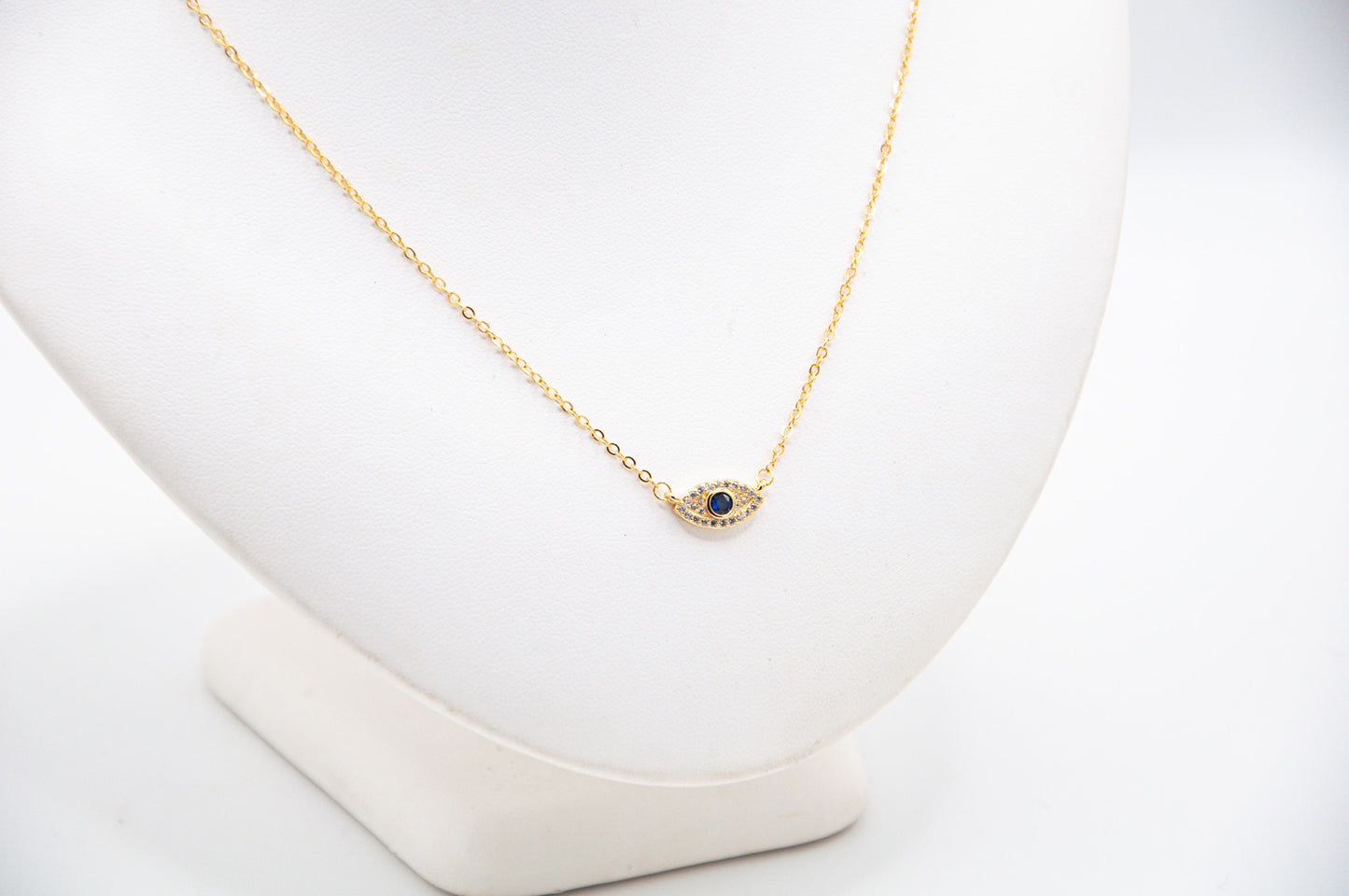 Sterling Silver Devil's Eye Necklace - 169