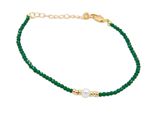Green Spinel Bracelet - 097