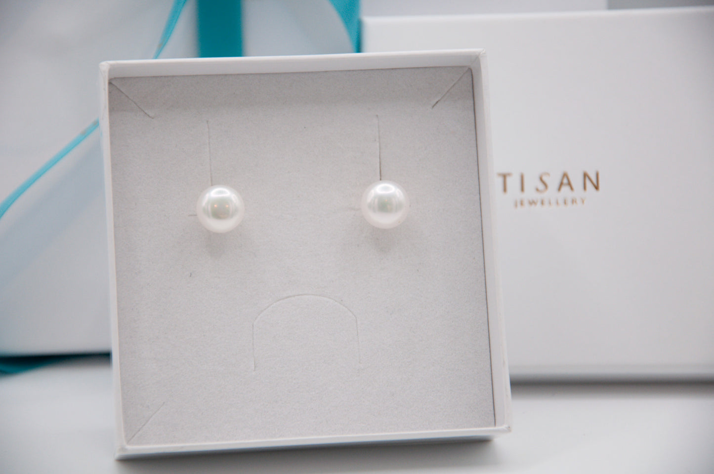 Button Pearl Studs - 10mm - 024