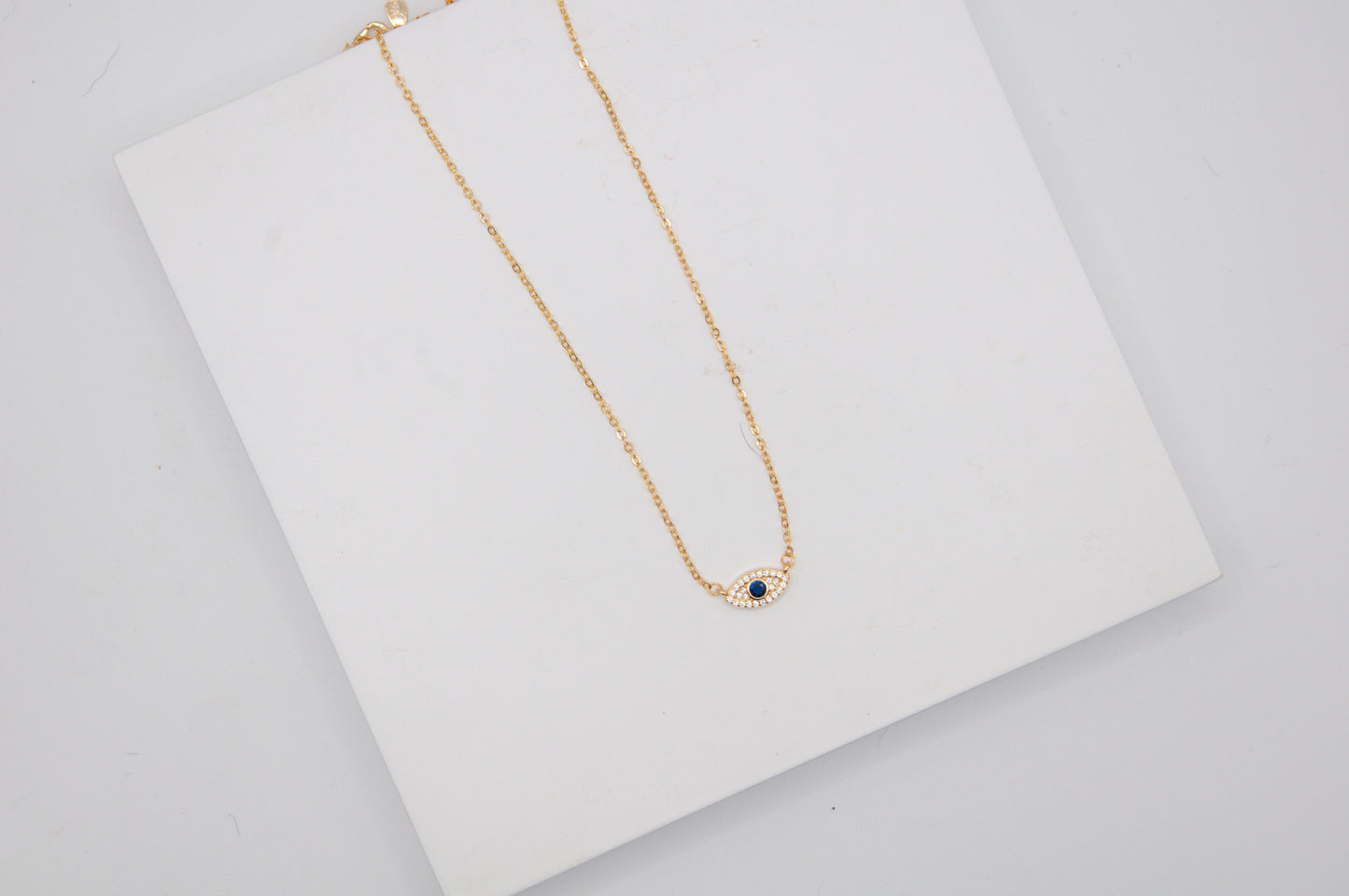 Sterling Silver Devil's Eye Necklace - 169