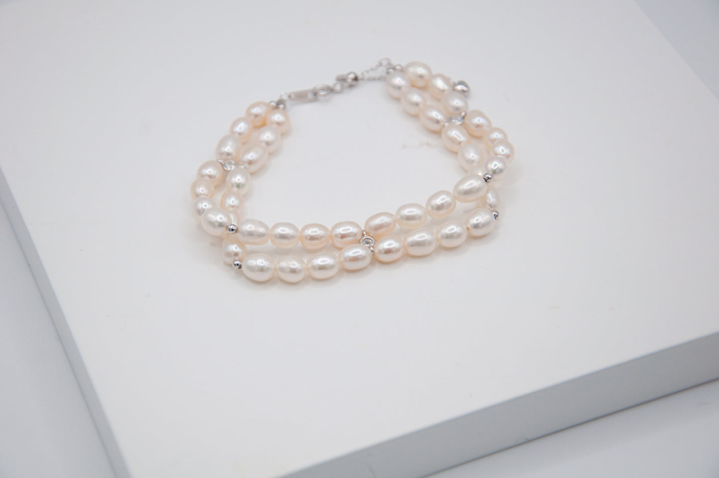 Freshwater Pearl Double Layer Bracelet - 179