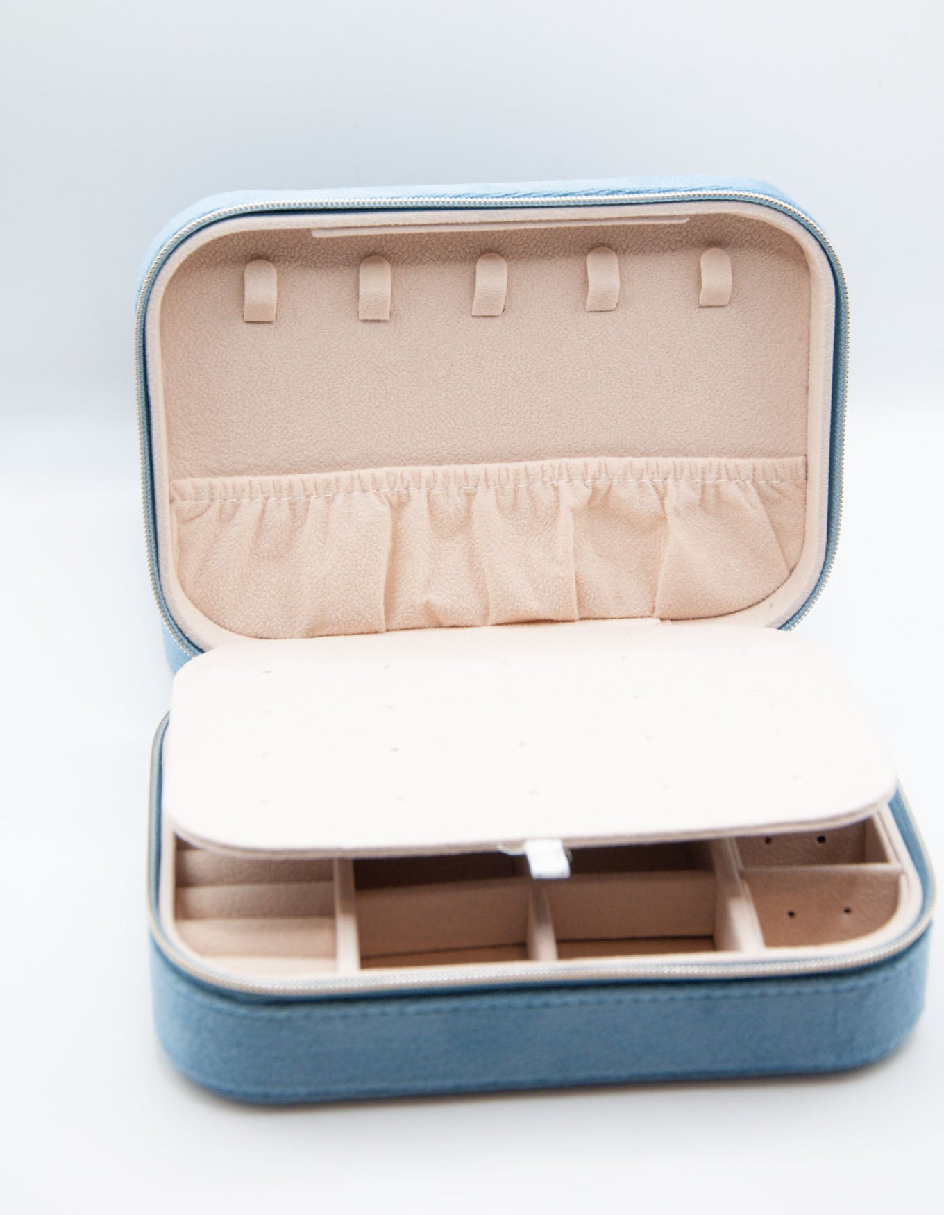 Solid Colour Suede Jewellery Box - 182/183