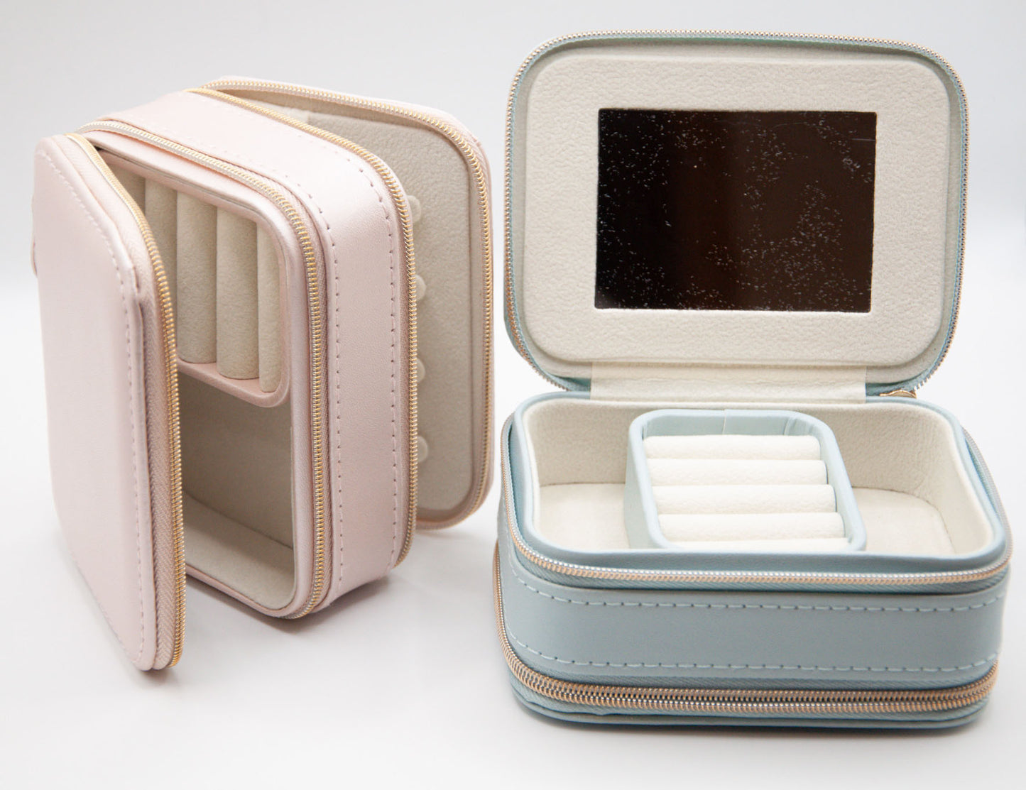 Solid Colour PU Leather Jewellery Box - 184/185