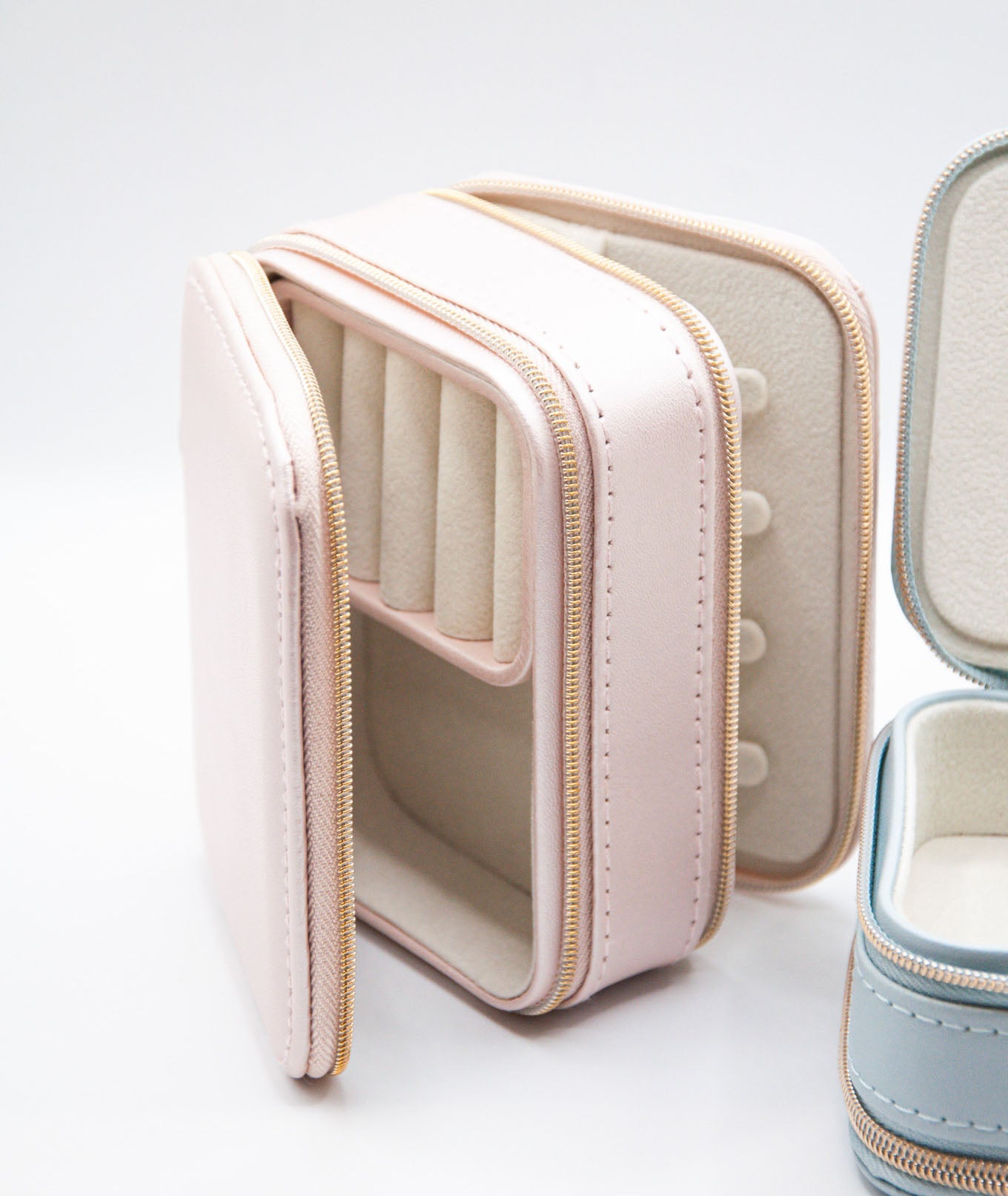 Solid Colour PU Leather Jewellery Box - 184/185