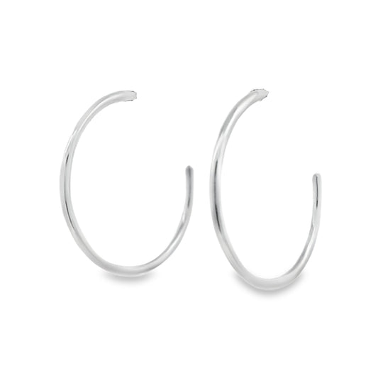 20mm Sterling Silver Hoops - 206