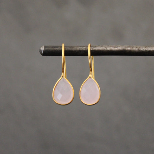 Teardrop Earrings - Rose - 153