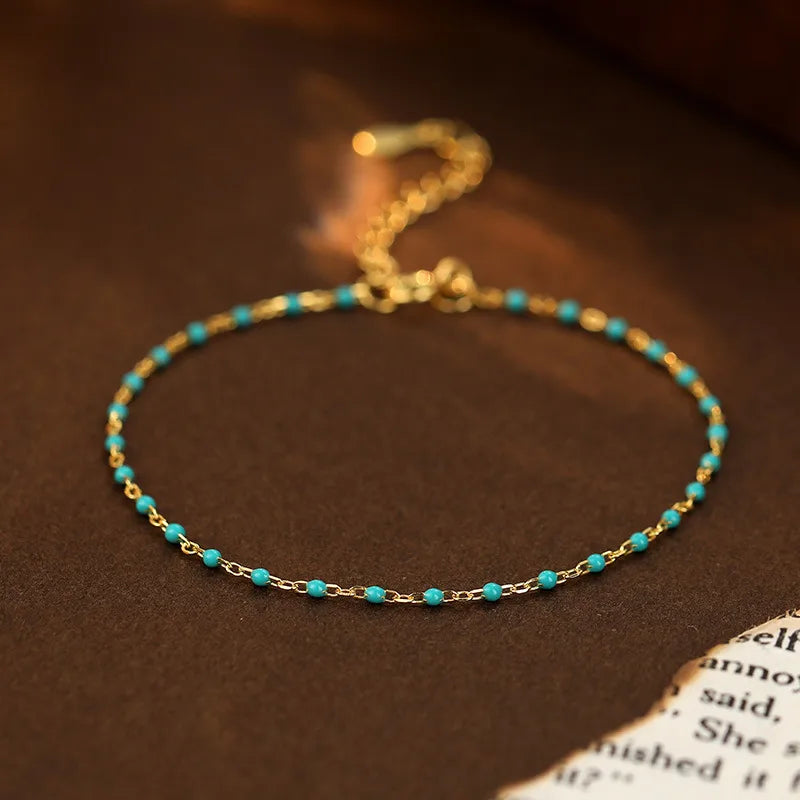 Sterling Silver With Round Bead - Gold - 173/174/175