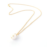 Baroque Large Pearl Necklace on a 30" Chain