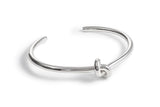 Sterling Silver Bangle with Knot