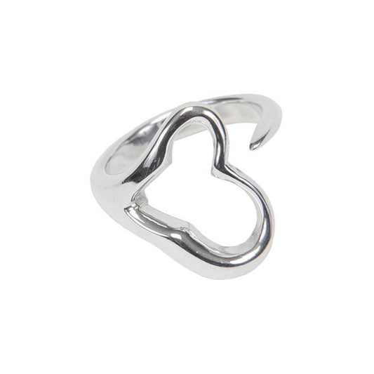 Sterling Silver Heart Ring - 041