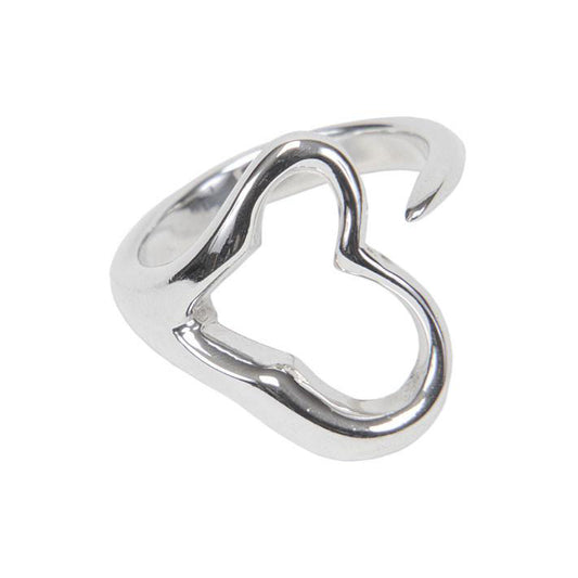 Sterling Silver Heart Ring - 041