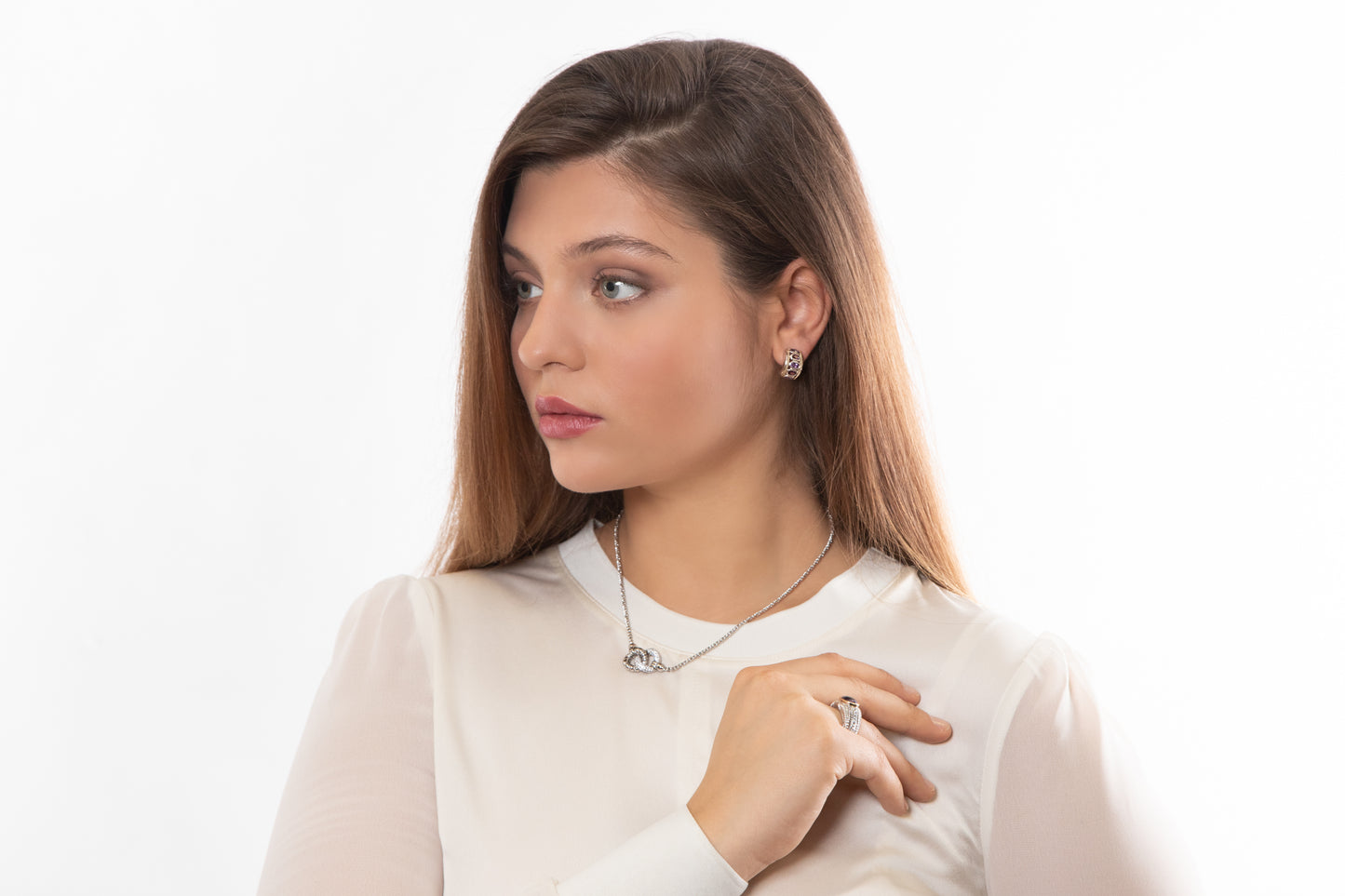 Amethyst and 14ct Gold Vermeil Sumptuous Oval Ring - 058